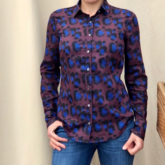 J. Crew Tops - J crew Perfect fit 0 long sleeve button down shirt